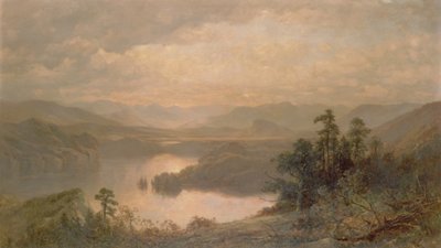 Lake Placid und die Adirondack Mountains von Whiteface, 1878 von James David Smillie